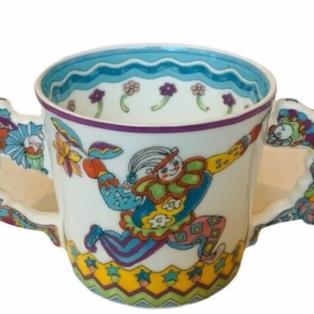 Tiffany & Co Fantasy Gene Moore Japan circus carnival Mug Cup 2 Handled …